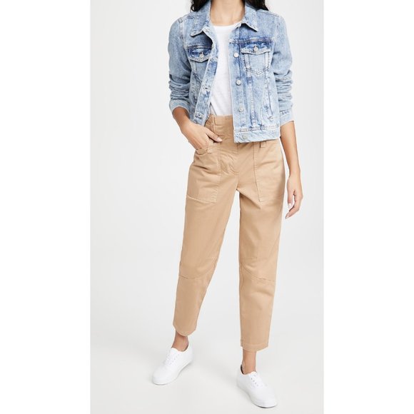 Free People Rumors Light Medium Wash Blue Denim Jean Jacket sz XS - Picture 10 of 11